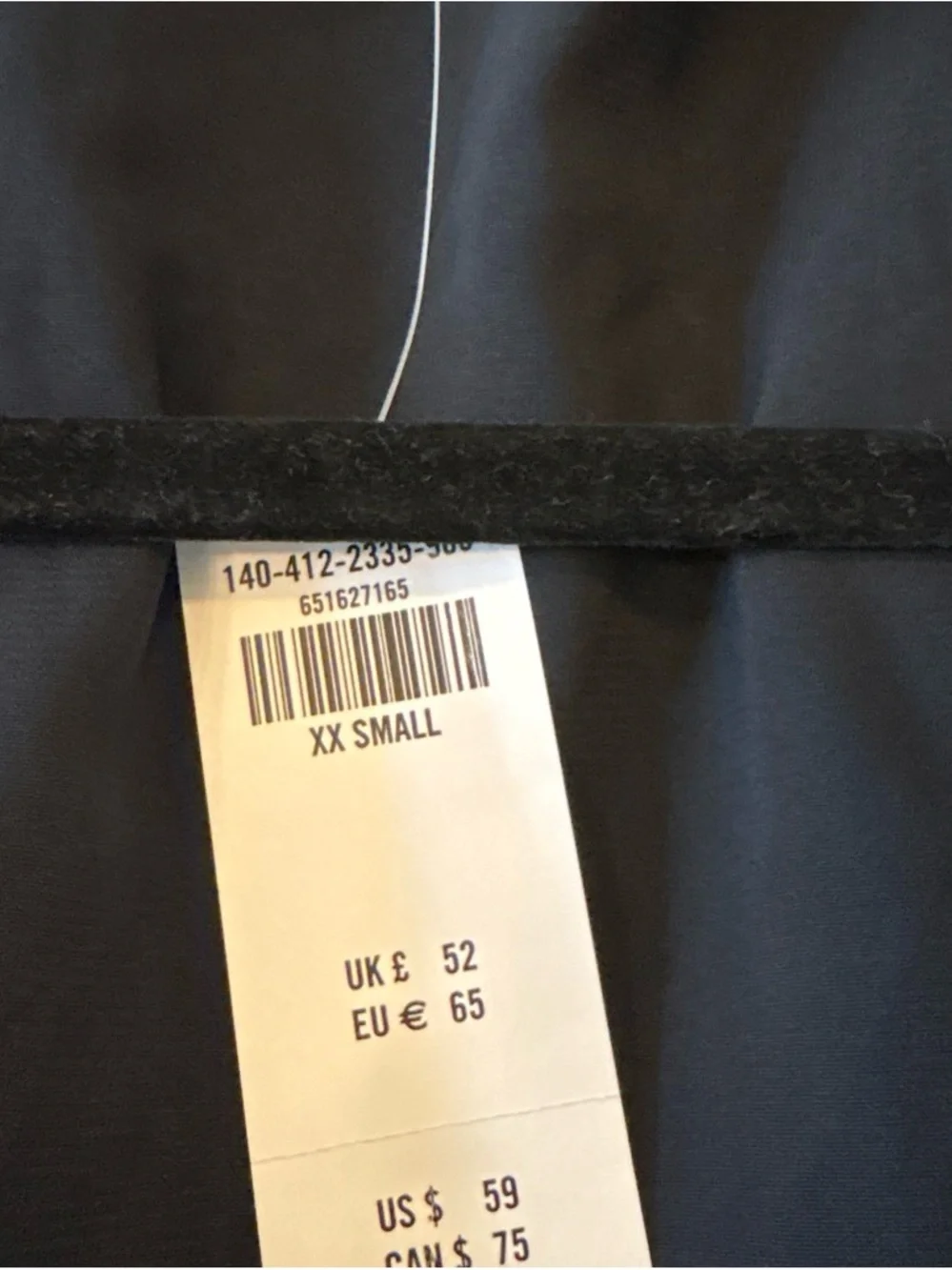 Abercrombie & Fitch Black Tie-Front Cropped Blouse